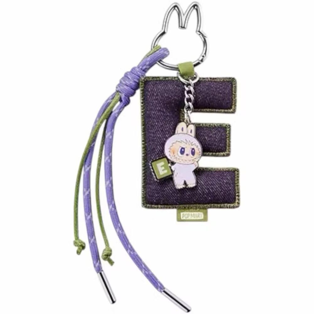 Pop Mart The Monsters Pin for Love Letter E Pendant Keychain Labubu - Sealed